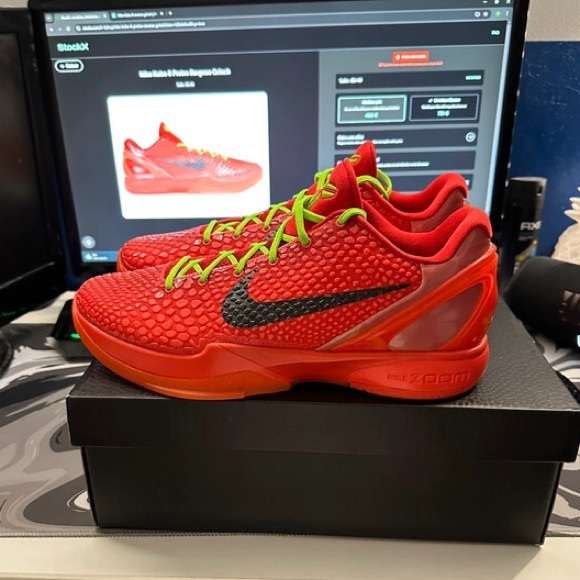 Nike kobe 6 red men´s sneakers